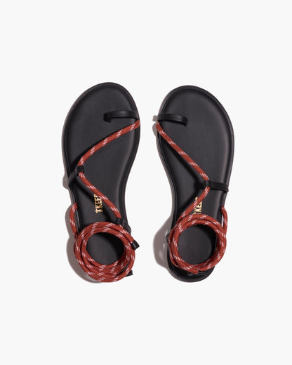 Phoenix Rope Sandals in Clay - TKEES