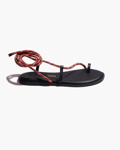 Phoenix Rope Sandals in Clay - TKEES