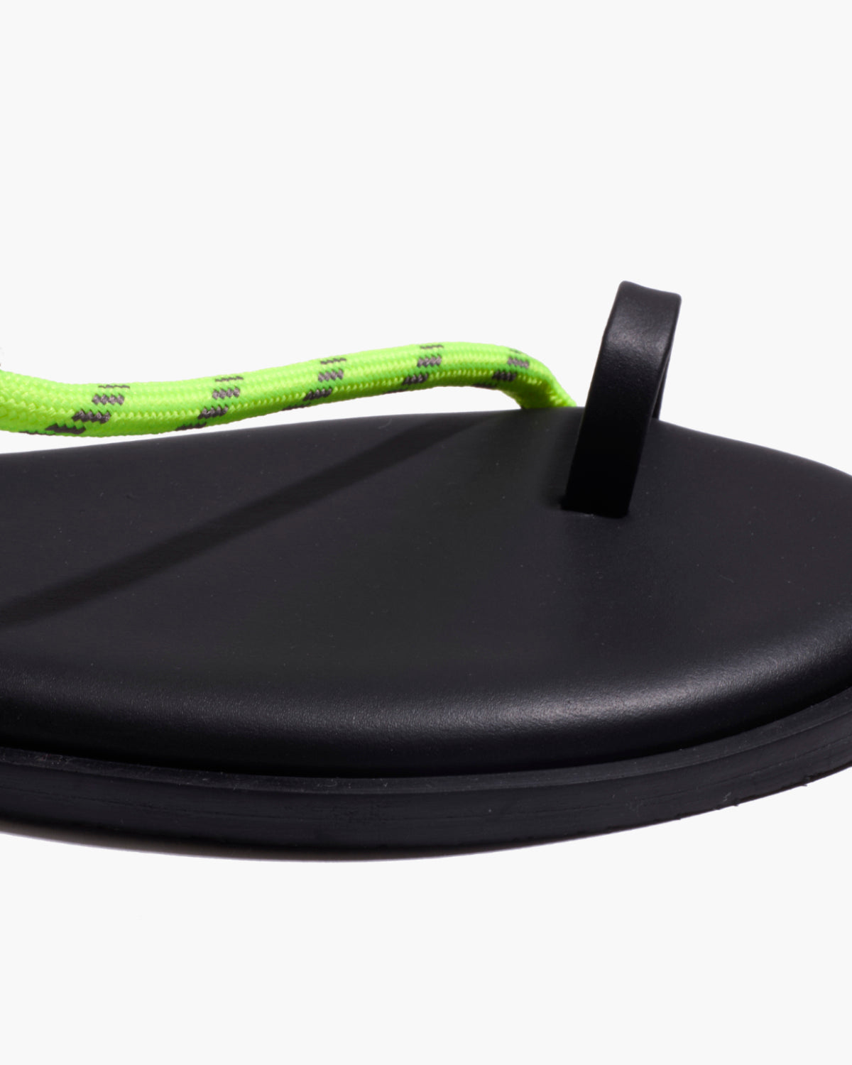 Phoenix Rope Sandals in Neon Yellow - TKEES