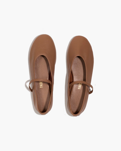 Reese Ballet Flat in Beach Bum - TKEES