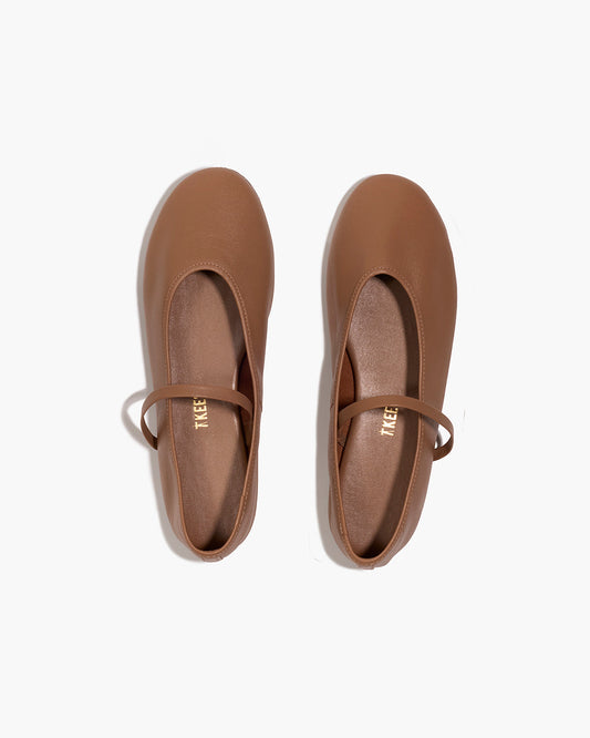 Reese Ballet Flat in Beach Bum - TKEES