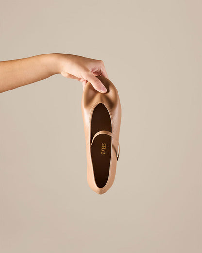 Reese Ballet Flat in Beach Bum - TKEES
