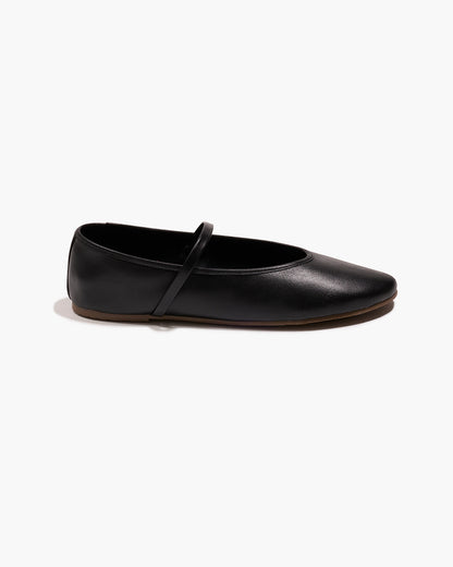 Reese Ballet Flat in Sable - TKEES