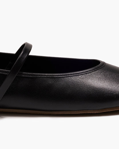 Reese Ballet Flat in Sable - TKEES