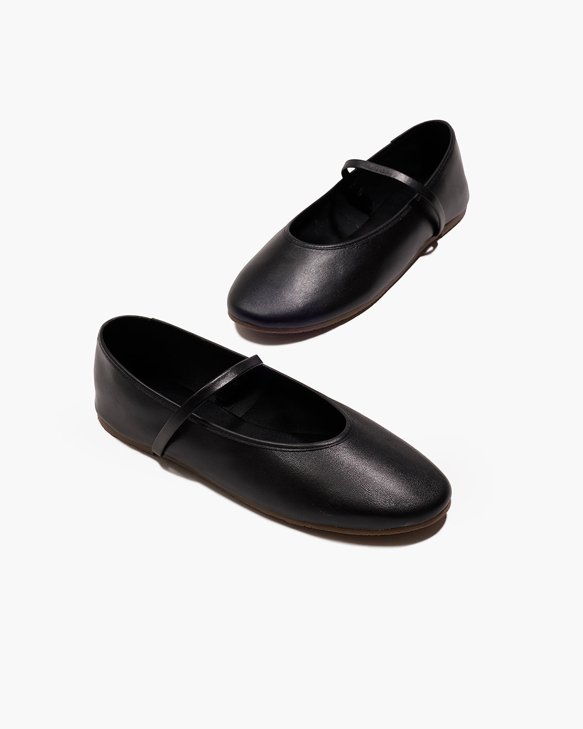 Reese Ballet Flat in Sable - TKEES