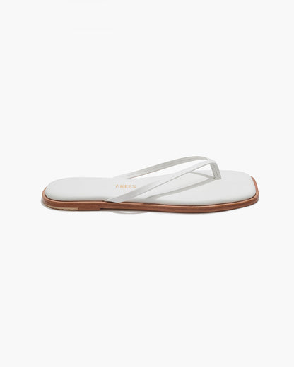 Square Toe Dylan in White  - TKEES