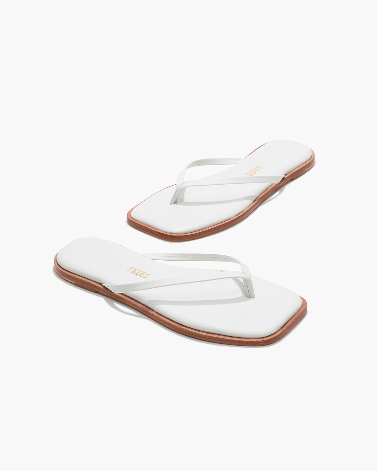Square Toe Dylan in White  - TKEES