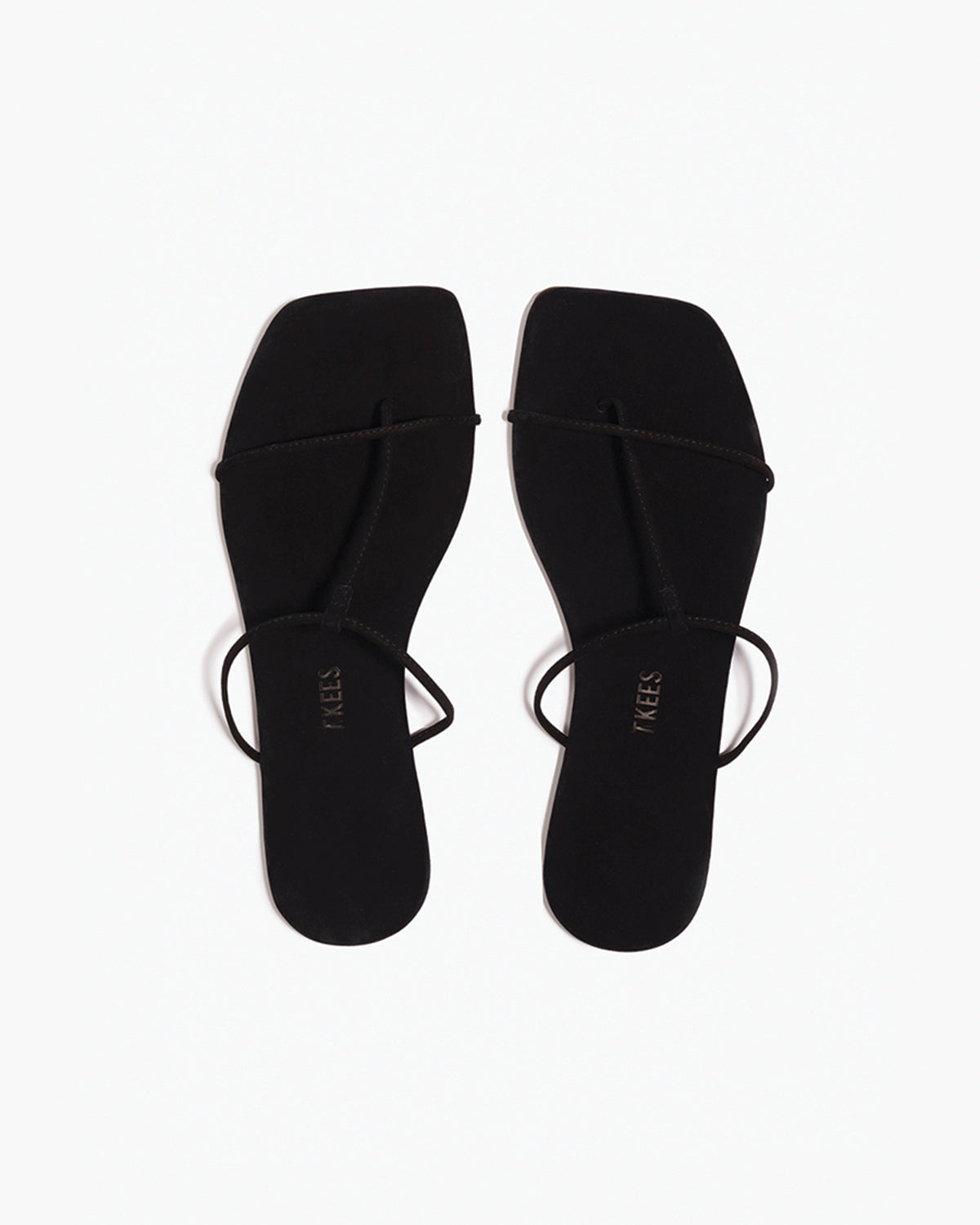 The Chloe – Square Toe Suede Sandal - TKEES