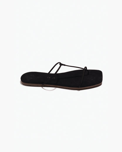 The Chloe – Square Toe Suede Sandal - TKEES