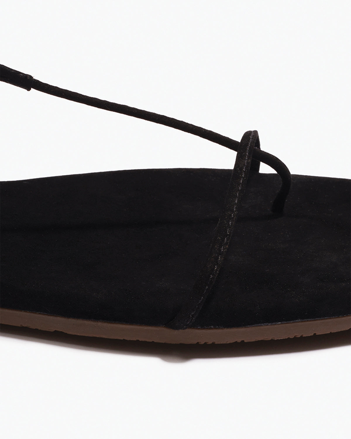 The Chloe – Square Toe Suede Sandal - TKEES
