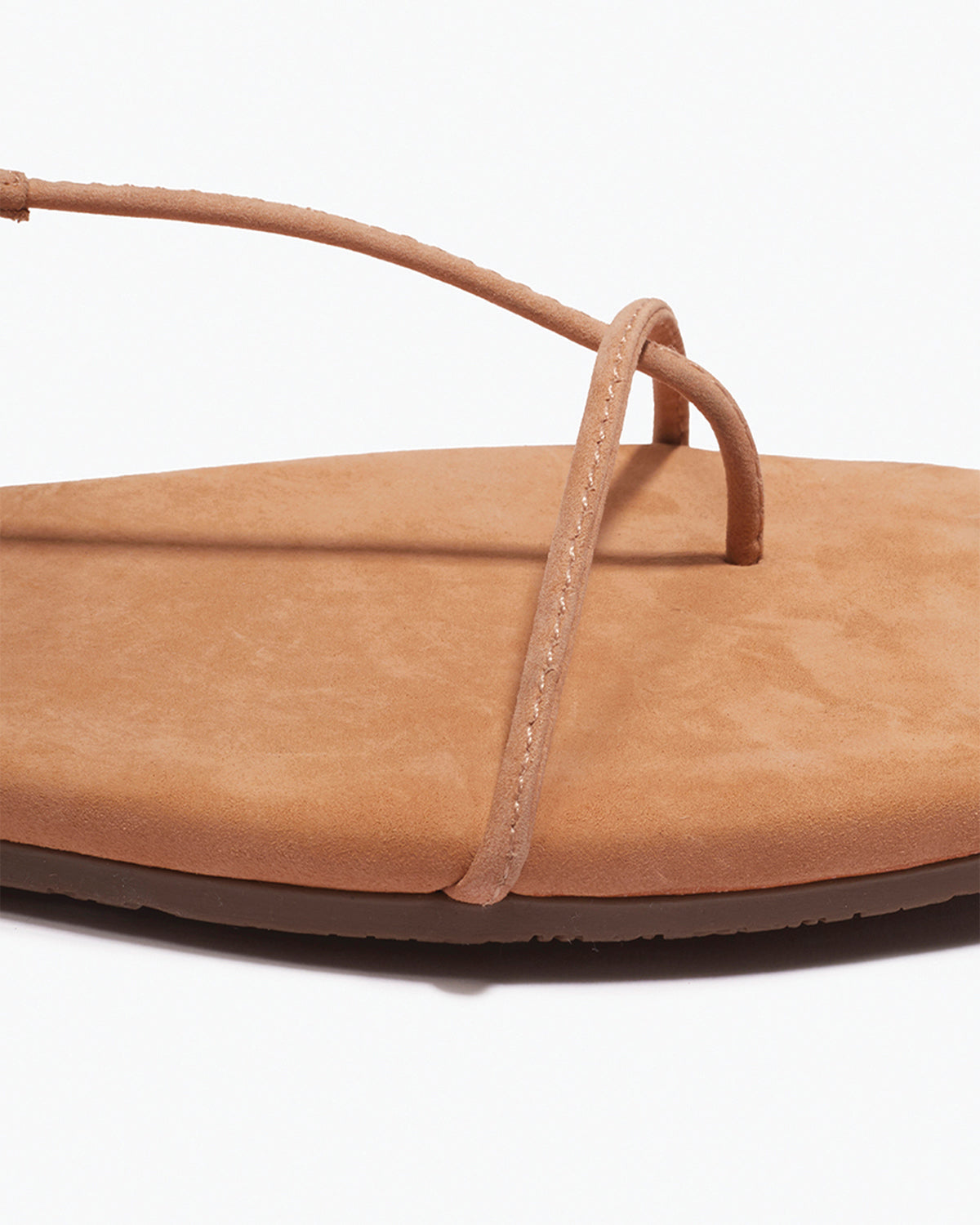 The Chloe – Square Toe Suede Sandal - TKEES