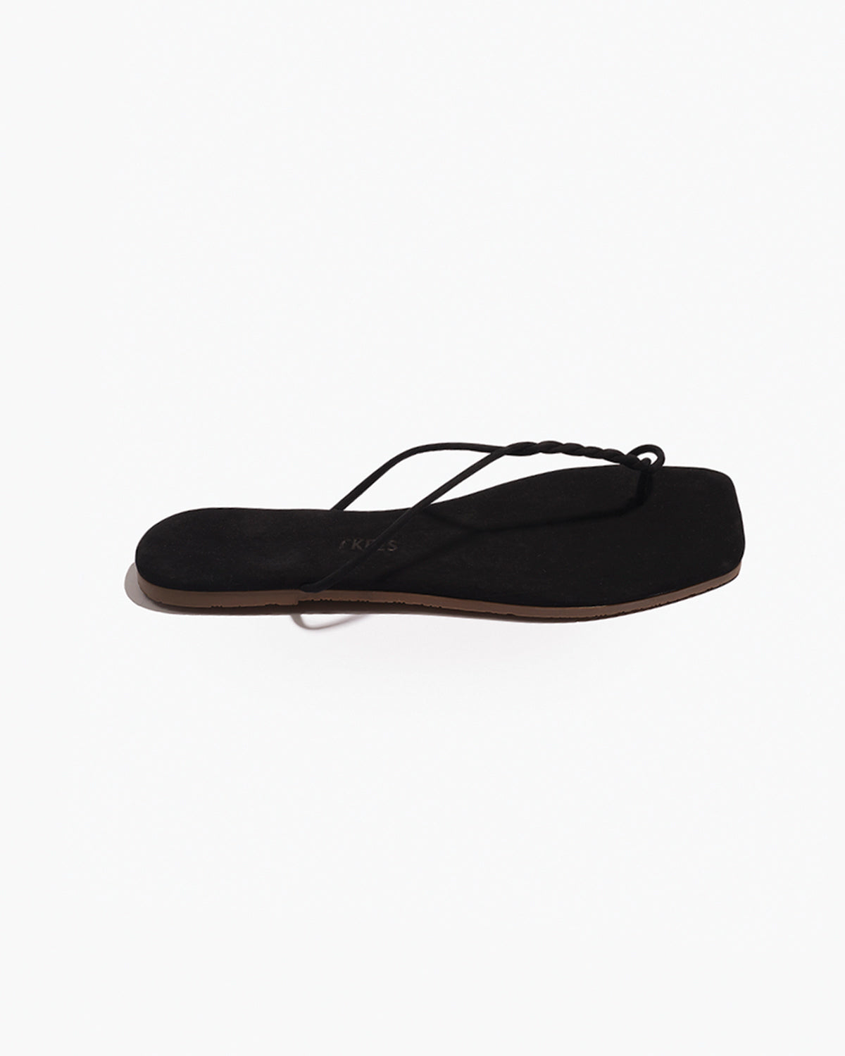 The Simone – Square Toe Suede Thong Sandal - TKEES