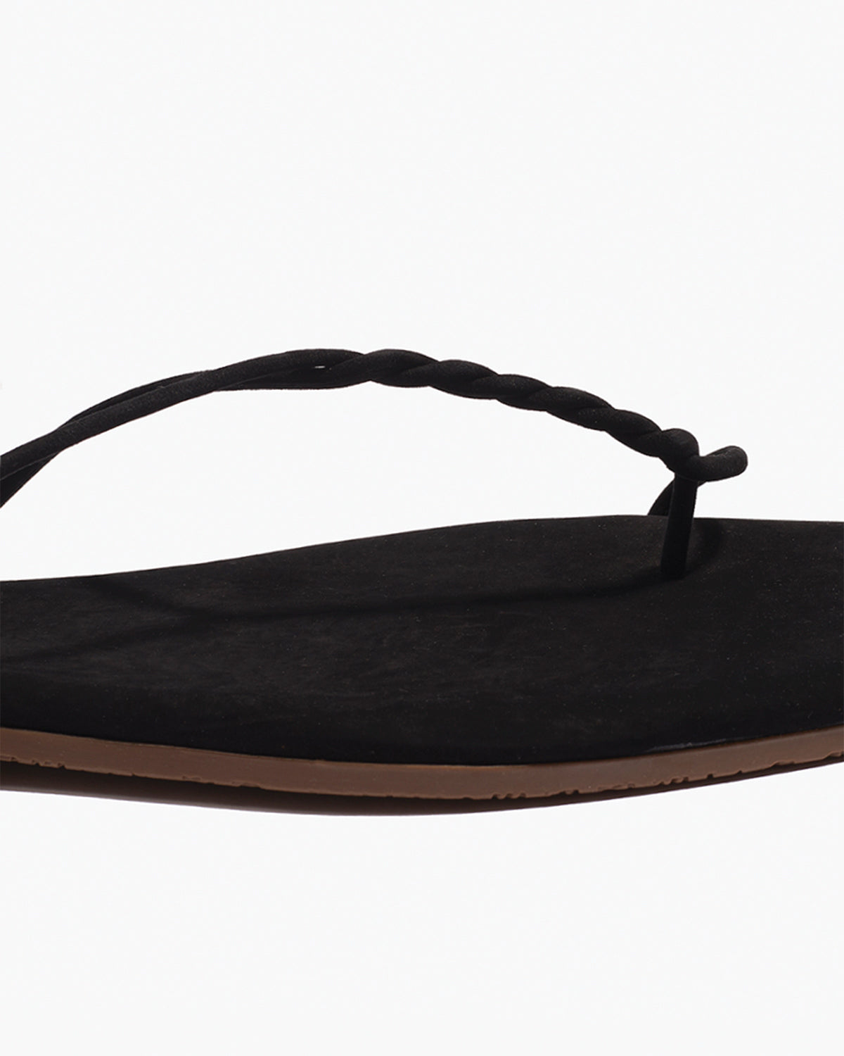 The Simone – Square Toe Suede Thong Sandal - TKEES