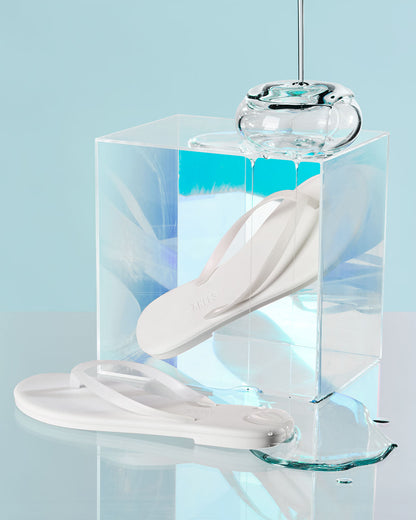 Aqua Coconut Flip Flops  - TKEES