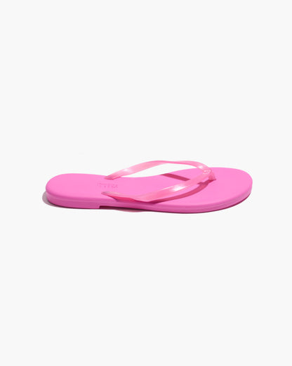 Aqua Pink Spritz Flip Flops  - TKEES