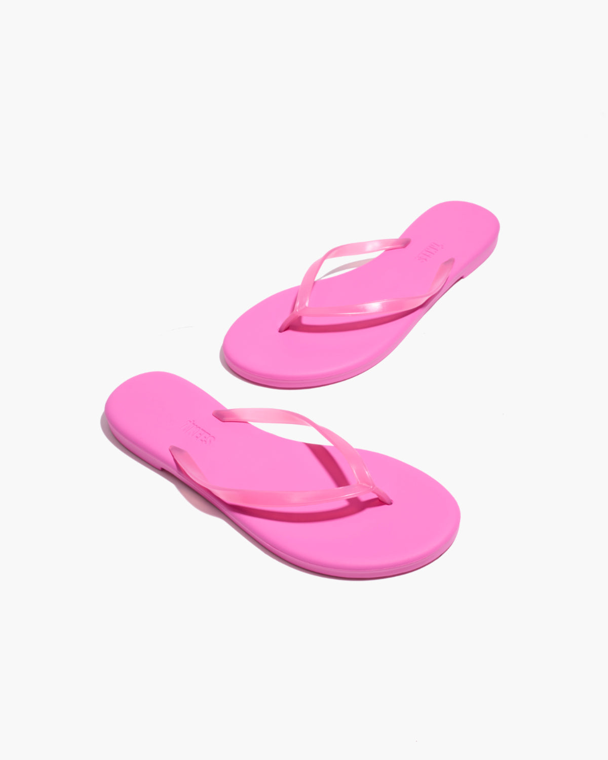Aqua Pink Spritz Flip Flops  - TKEES