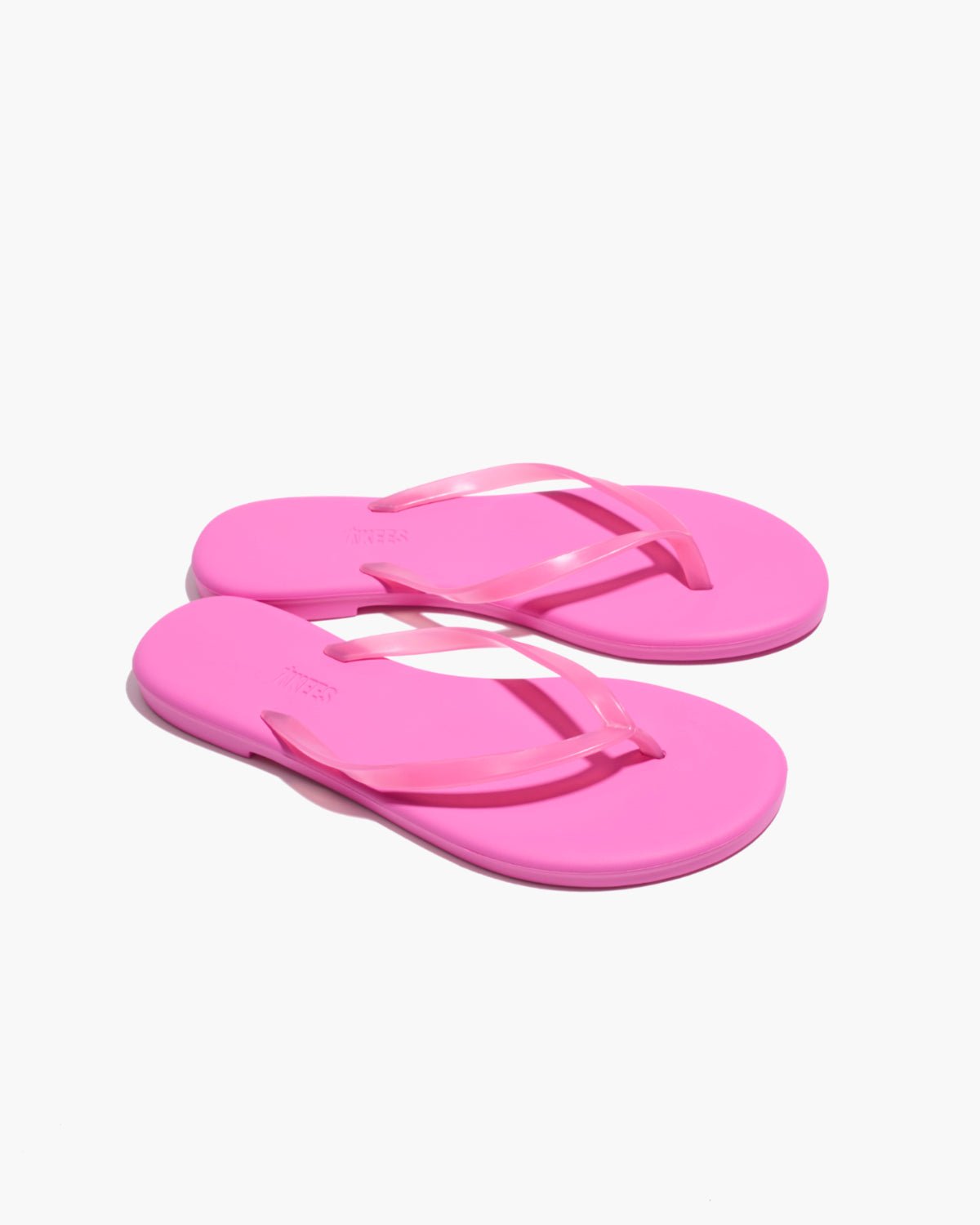 Aqua Pink Spritz Flip Flops  - TKEES