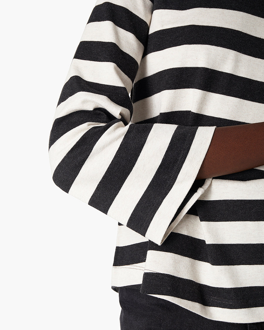 Classic Striped 3/4 Tee  - TKEES