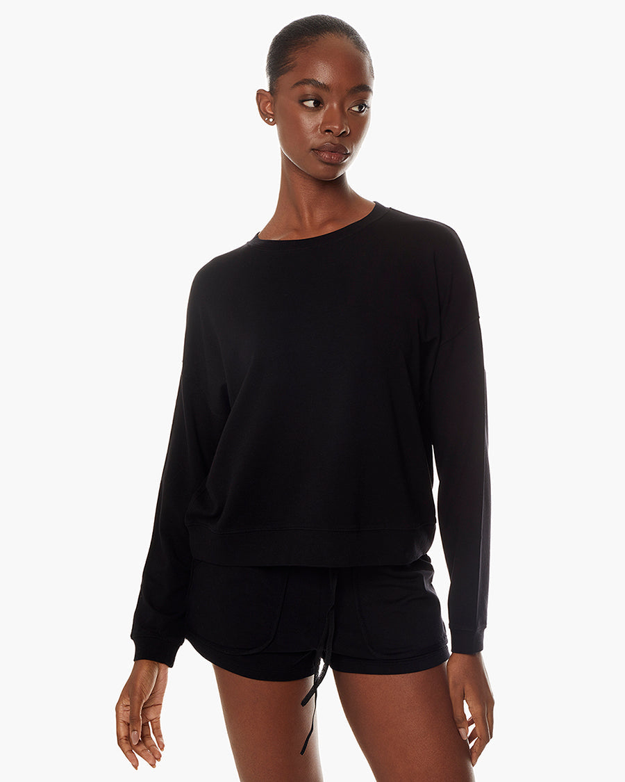 Coucher-de-Soleil-Crew - Black  - TKEES