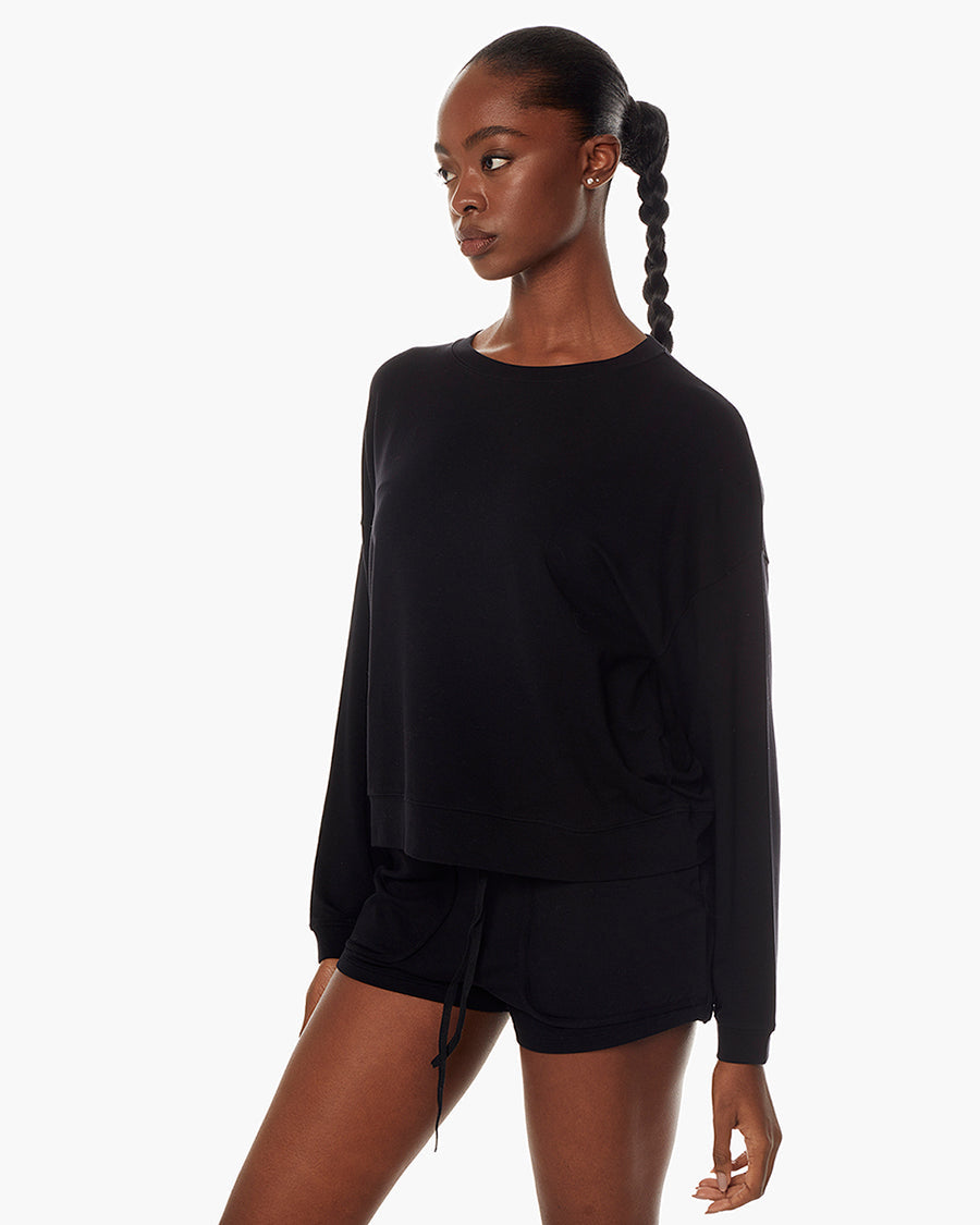 Coucher-de-Soleil-Crew - Black  - TKEES