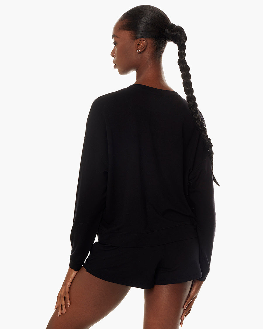 Coucher-de-Soleil-Crew - Black  - TKEES