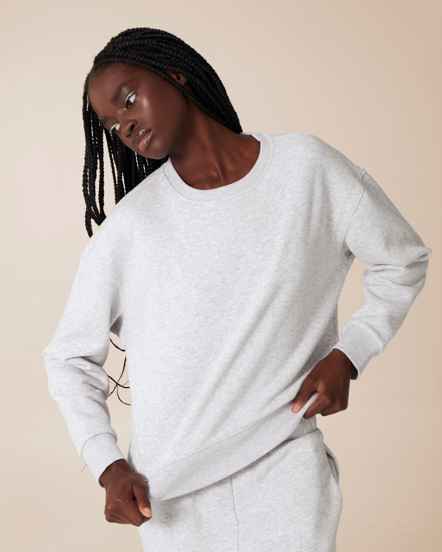 Air Whipped Crew - Heather Grey  - TKEES