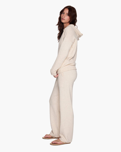 Sunday Sweater Hoodie - Cream - TKEES