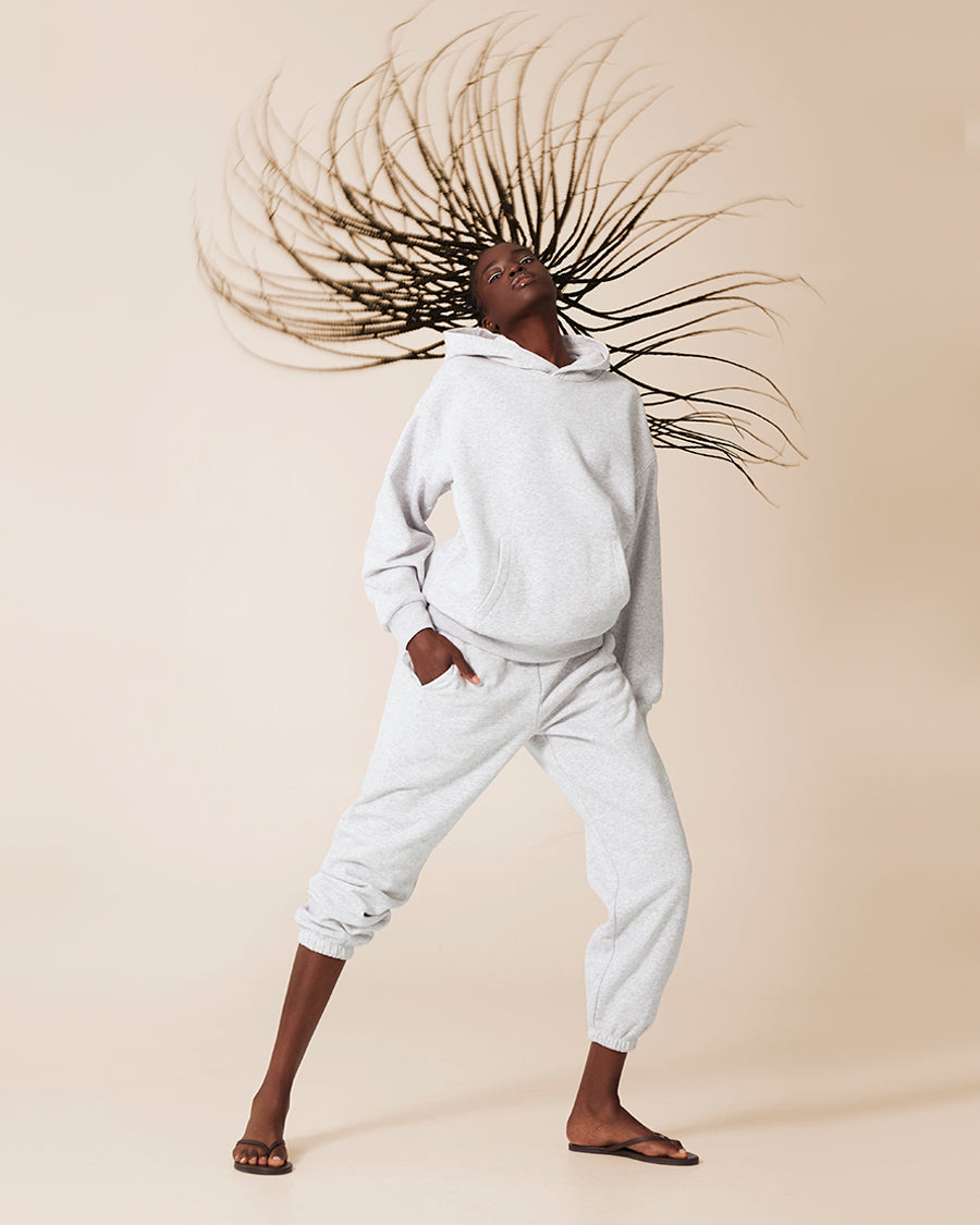 Air Whipped Hoodie - Heather Grey  - TKEES