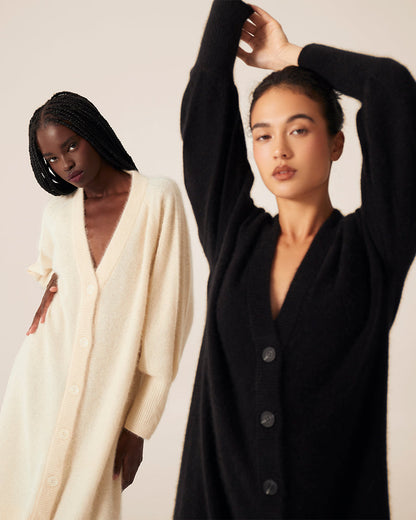 Cashmere Long Cardigan  - TKEES