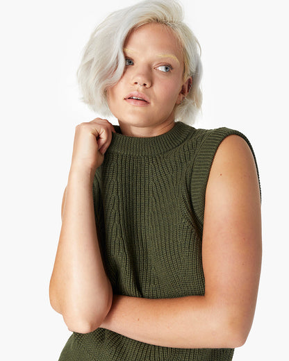 Merino Knit Vest  - TKEES