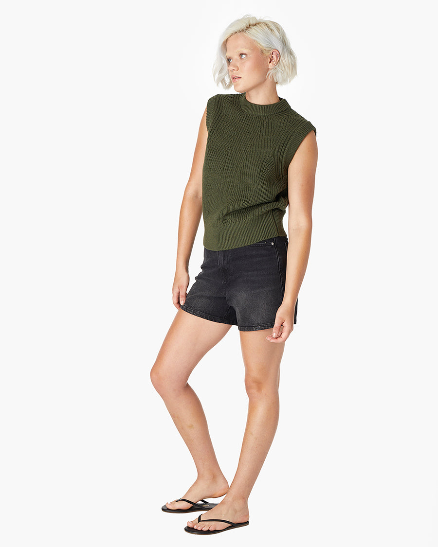 Merino Knit Vest  - TKEES