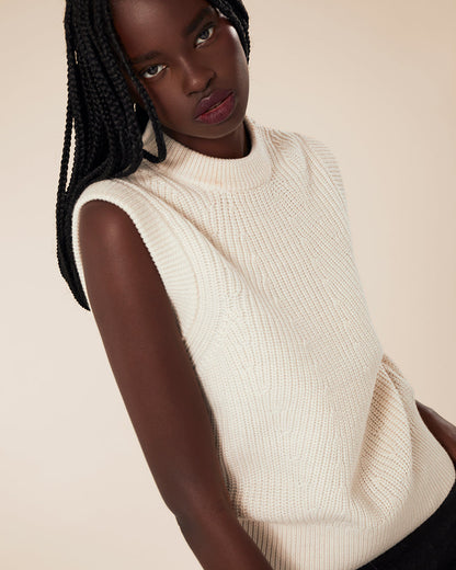 Merino Knit Vest  - TKEES