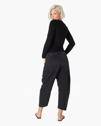 Long-Sleeve Stretch Crewneck  - TKEES
