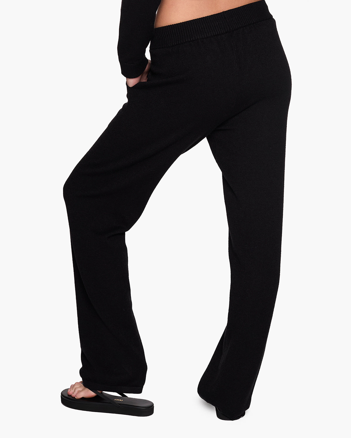 Sunday Sweater Pants - Black - TKEES