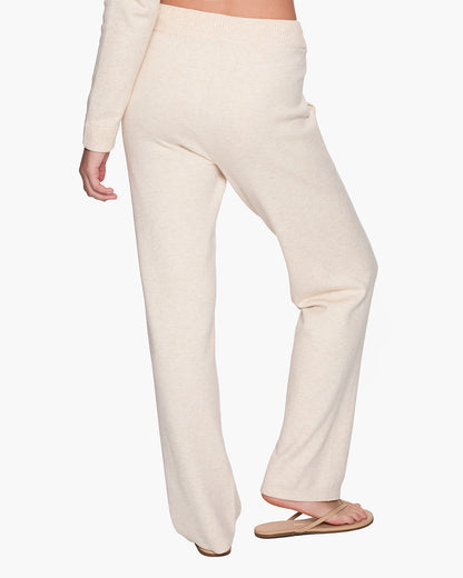 Sunday Sweater Pants - Cream - TKEES