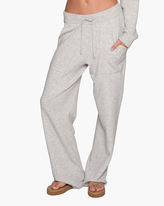 Sunday Sweater Pants - Heather Grey - TKEES