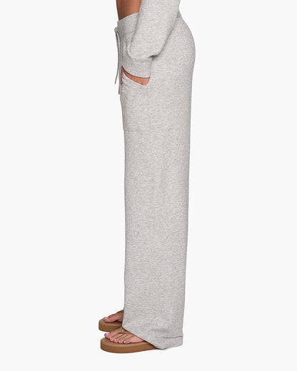 Sunday Sweater Pants - Heather Grey - TKEES