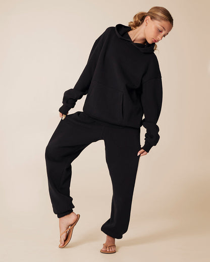 Air Whipped Sweatpant - Black  - TKEES