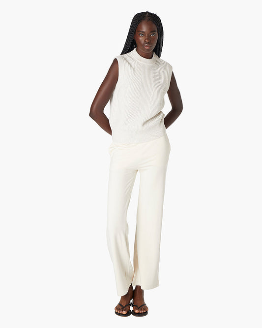 French Terry Wide Leg Pant  - TKEES