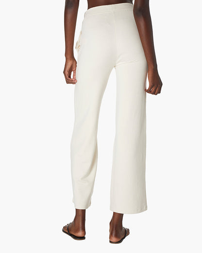 French Terry Wide Leg Pant  - TKEES