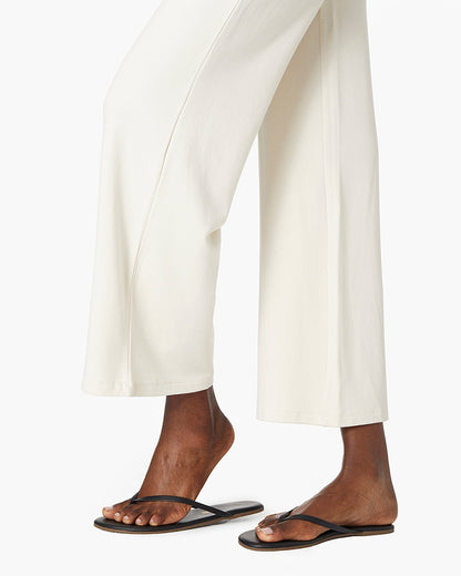 French Terry Wide Leg Pant  - TKEES