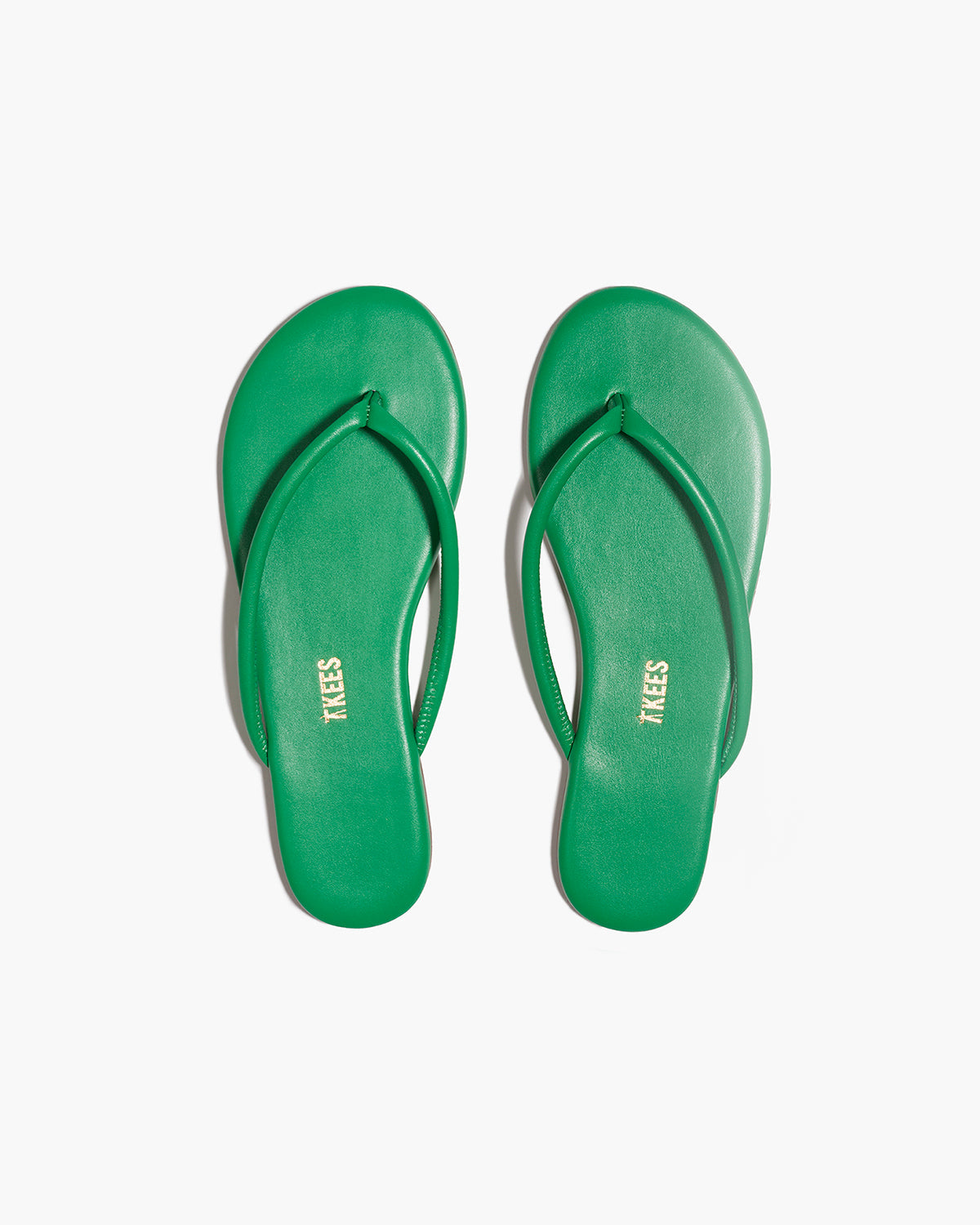 Tubular Lily Kelly Green Flip Flops  - TKEES