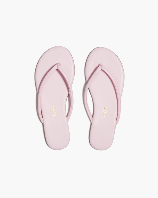Tubular Lily Powder Pink Flip Flops  - TKEES