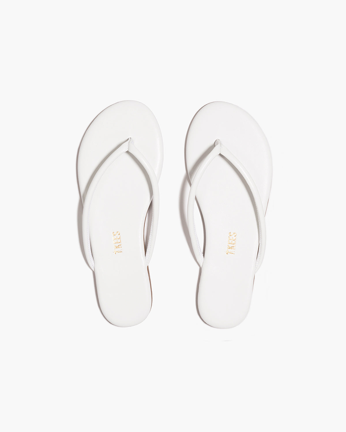 Tubular Lily White Flip Flops  - TKEES