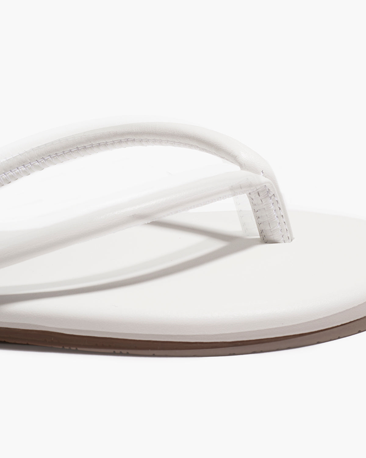 Tubular Lily White Flip Flops  - TKEES