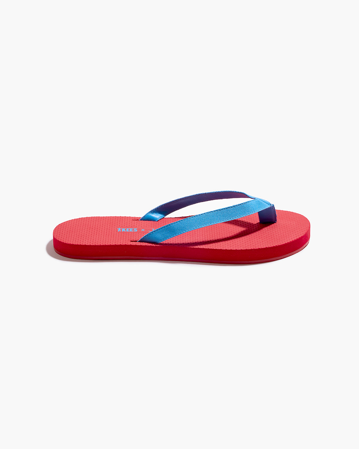 TKEES x J.CREW Sandal in Vintage Red  - TKEES
