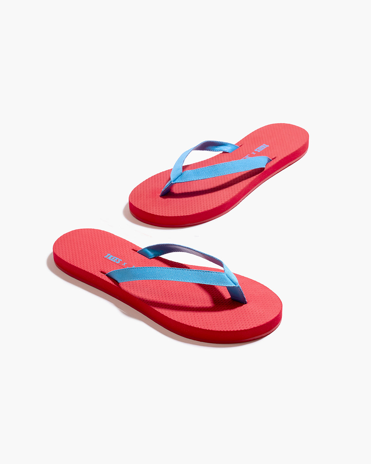TKEES x J.CREW Sandal in Vintage Red  - TKEES