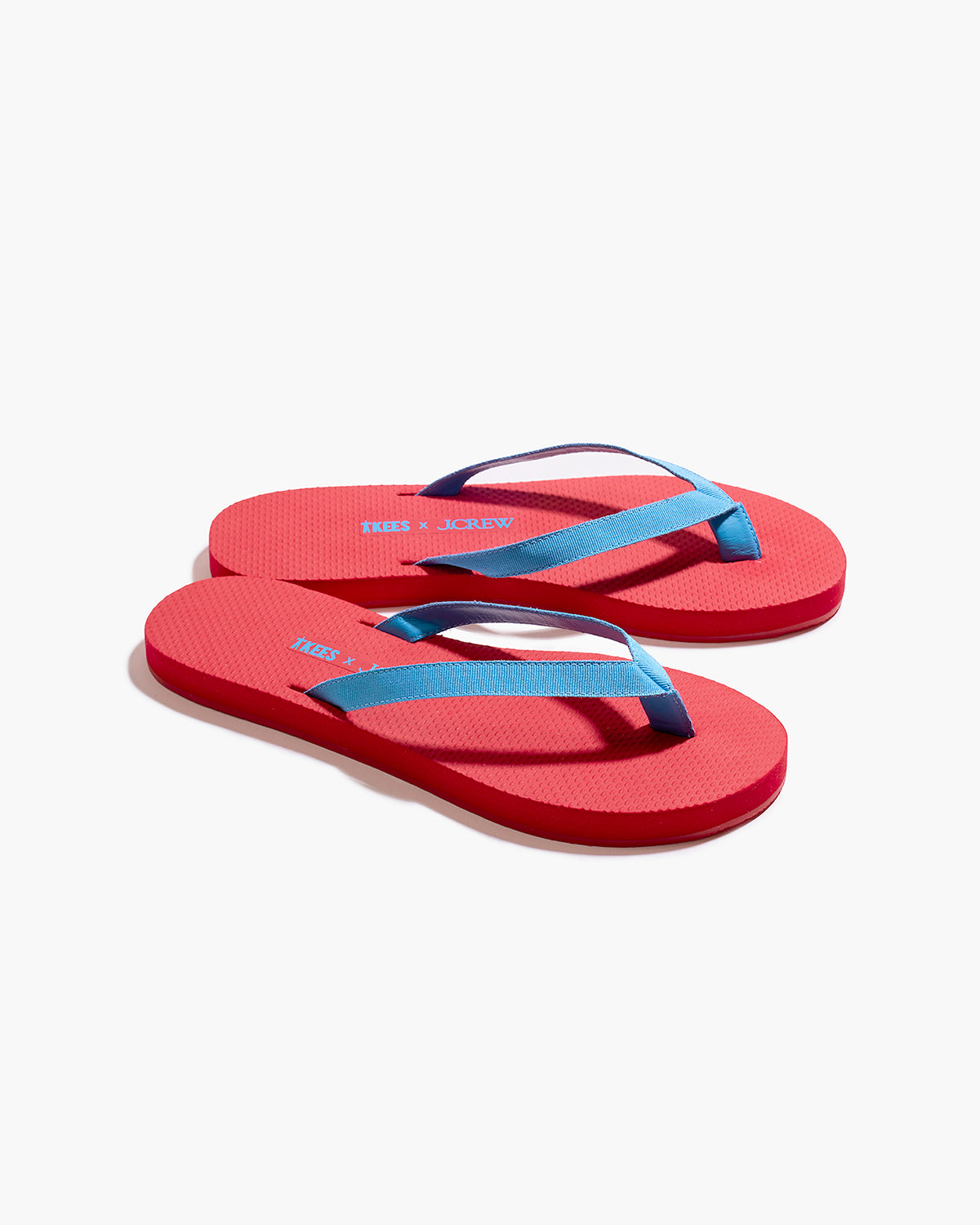 TKEES x J.CREW Sandal in Vintage Red  - TKEES