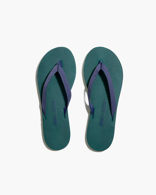 TKEES x J.CREW Sandal in Graffiti Green  - TKEES