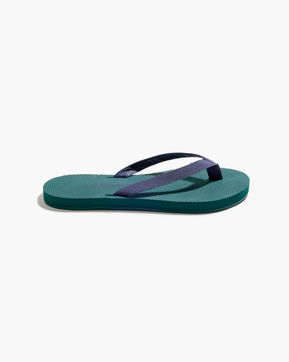 TKEES x J.CREW Sandal in Graffiti Green  - TKEES